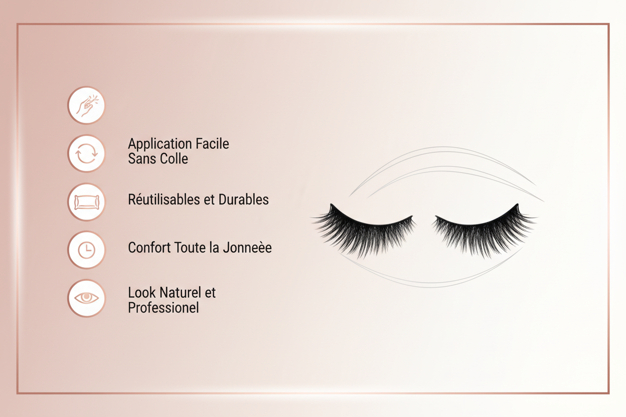 Bénéfices cils magnétiques